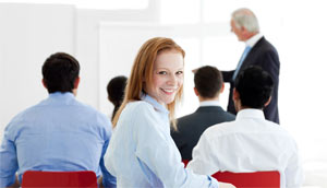 Im Dreiertakt Präsentieren Grafik